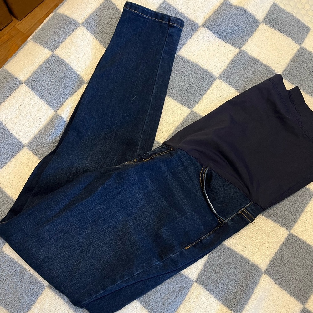 Pinkblush Navy Blue Skinny Maternity Jeans